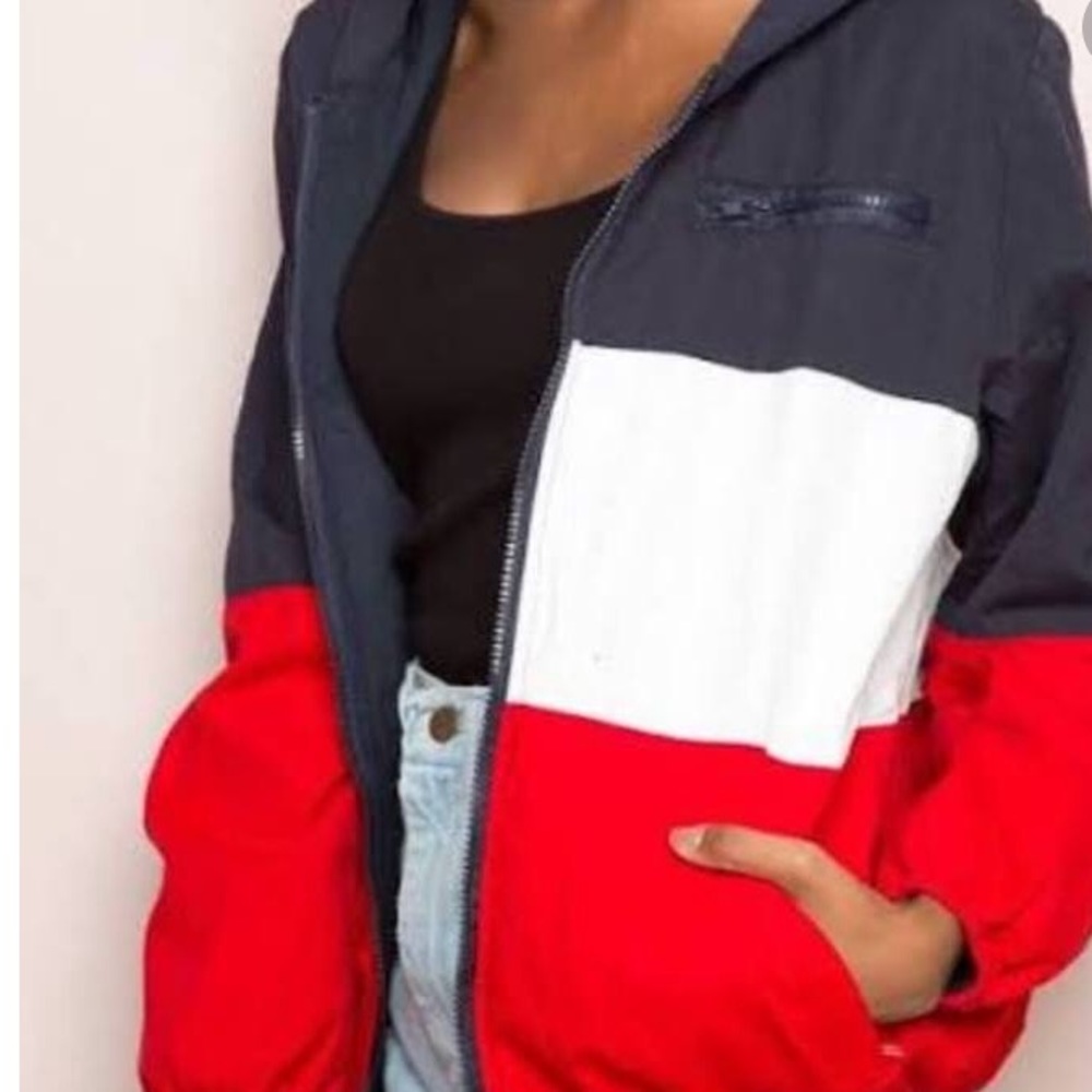 Brandy windbreaker sweater